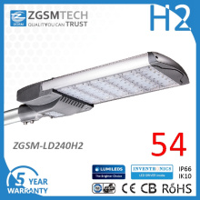 with Factory Price High Light Efficacy 240W LED Street Light Price Ce GS Listed